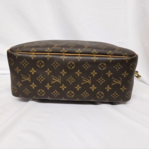Louis Vuitton Deauville 1998 Monogram Handbag In Brown Canvas And Leather - Picture 14 of 14